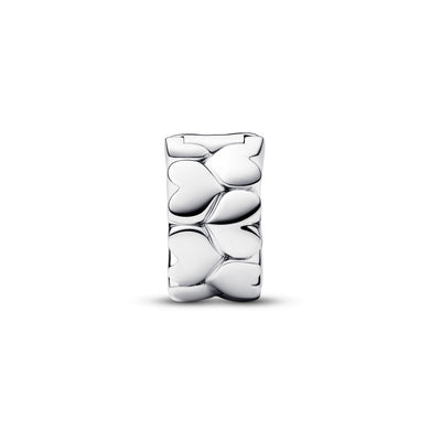 Charm Donna Pandora Clip Cuori in Rilievo - 792828C00 - Gioielleria De Patto