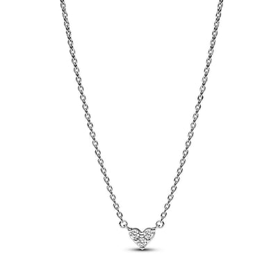 Collana Donna Pandora Cuore con Tre Pietre - 393014C01 - Gioielleria De Patto