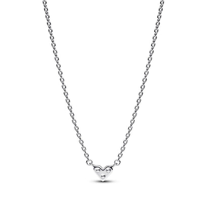 Collana Donna Pandora Cuore con Tre Pietre - 393014C01 - Gioielleria De Patto