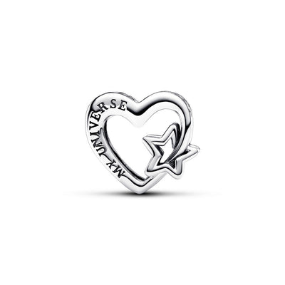 Charm Donna Pandora Openwork Cuore con Stella - 792829C00 - Gioielleria De Patto