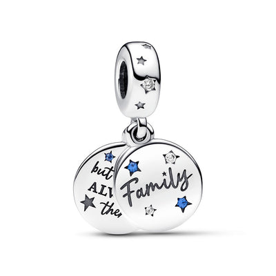 Charm Pendente Donna Pandora Doppio Famiglia - 792987C01 - Gioielleria De Patto