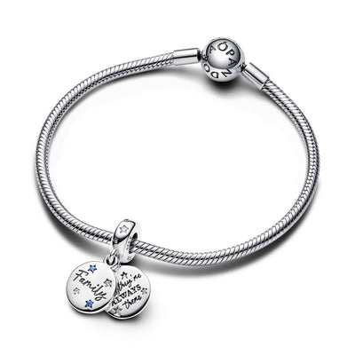 Charm Pendente Donna Pandora Doppio Famiglia - 792987C01 - Gioielleria De Patto