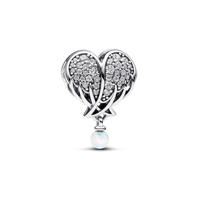 Charm Donna Pandora Cuore Ali d'Angelo - 792980C01 - Gioielleria De Patto