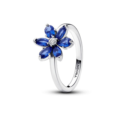 Anello Donna Pandora Herbarium Fiore Blu - 193000C01 - Gioielleria De Patto