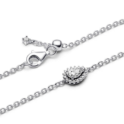Bracciale Donna Pandora a Catena con Punto Luce Goccia - 593001C01 - Gioielleria De Patto