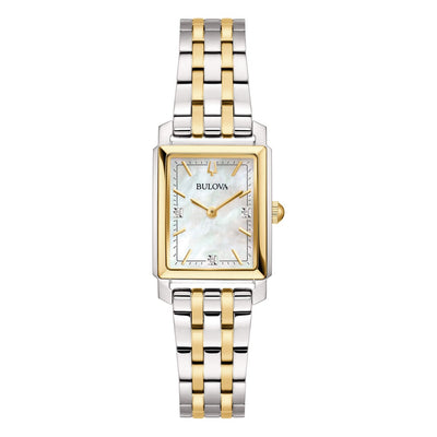 Orologio Bulova Donna Sutton Tank Bicolore - 98P220 - Gioielleria De Patto