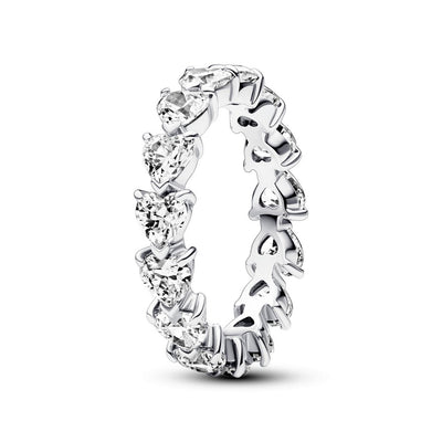 Pandora Anello Donna Fascia Cuori - 193103C01 - Gioielleria De Patto