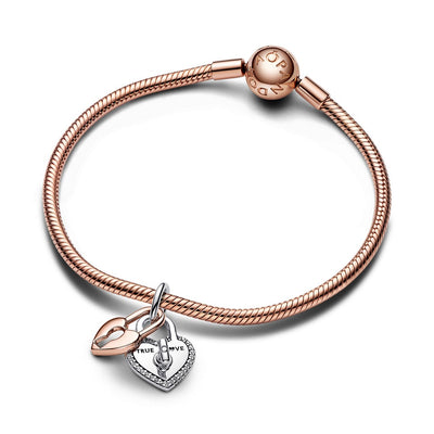 Pandora Charm Donna Pendente Lucchetto "True Love" - 783079C01 - Gioielleria De Patto