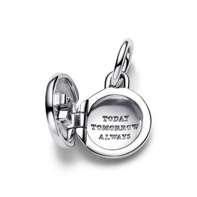 Pandora Charm Donna Pendente Lucchetto Apribile Personalizzabile - 793066C01 - Gioielleria De Patto