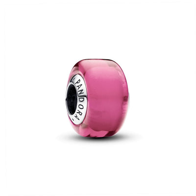 Pandora Charm Donna Mini Vetro di Murano Rosa - 793107C00 - Gioielleria De Patto