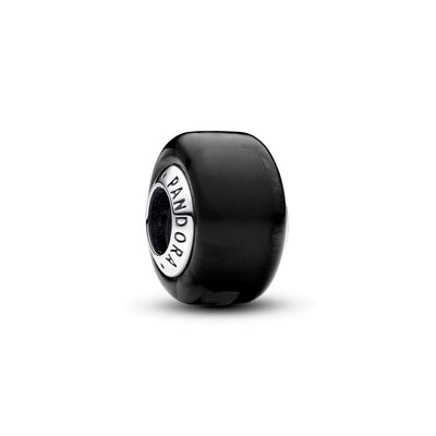 Pandora Charm Donna Mini Vetro di Murano Nero - 793117C00 - Gioielleria De Patto