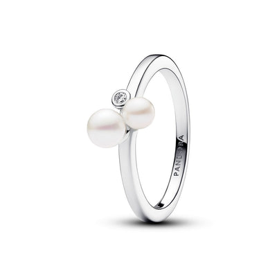 Anello Donna Pandora Perle Coltivate d'Acqua Dolce Trattate e Punto Luce - 193156C01 - Gioielleria De Patto