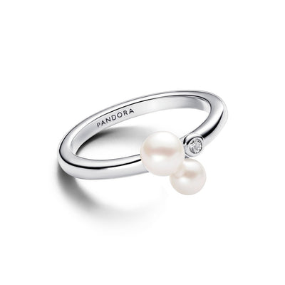 Anello Donna Pandora Perle Coltivate d'Acqua Dolce Trattate e Punto Luce - 193156C01 - Gioielleria De Patto