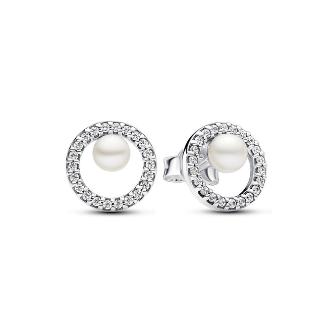 Orecchini Donna Pandora Perle dAcqua Dolce Coltivate e Pavè - 293154C01