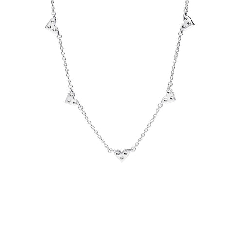 Collana Donna Pandora Cuori con Tre Pietre - 393160C01