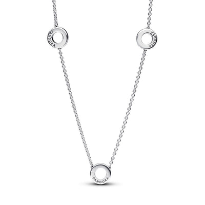 Collana Donna Pandora Cerchi Pavè - 393162C01 - Gioielleria De Patto