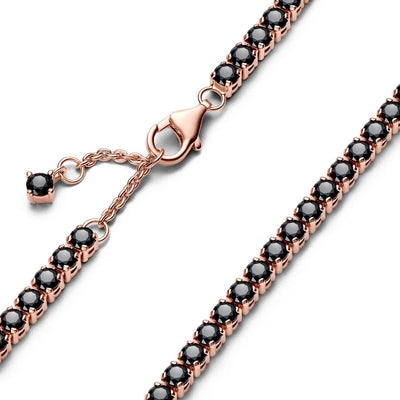 Bracciale Donna Pandora Bracciale Tennis con Pietre Nere - 581469C02 - Gioielleria De Patto