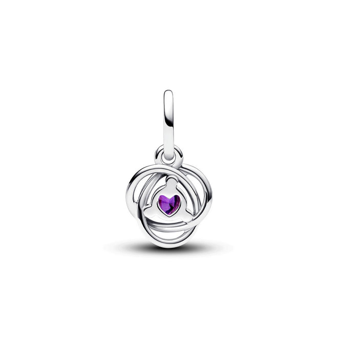 Charm Donna Pandora Cerchio Eterno Viola Febbraio - 793125C02 - Gioielleria De Patto