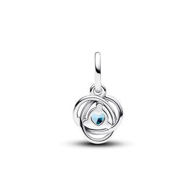 Charm Donna Pandora Pendente Cerchio Eterno Azzurro Marzo - 793125C03 - Gioielleria De Patto