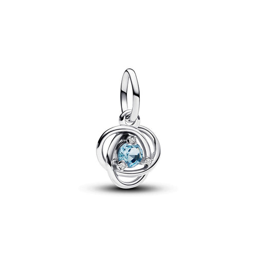 Charm Donna Pandora Pendente Cerchio Eterno Azzurro Marzo - 793125C03