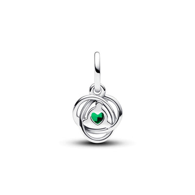Charm Donna Pandora Pendente Cerchio Eterno Verde Scuro Maggio - 793125C05 - Gioielleria De Patto