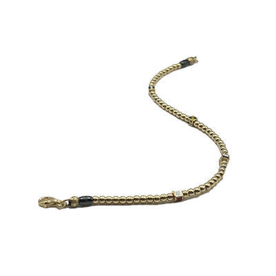 Bracciale Oro Giallo Con Dadini Gold House De Patto - 1A - Gioielleria De Patto