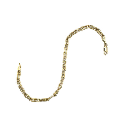 Bracciale Catena Uomo Oro Giallo Gold House De Patto - 1E - Gioielleria De Patto