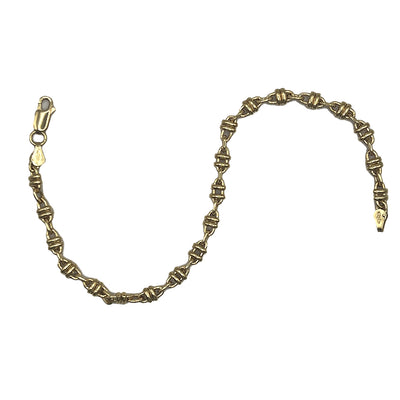 Bracciale Catena Uomo Oro Giallo Gold House De Patto - 1I - Gioielleria De Patto