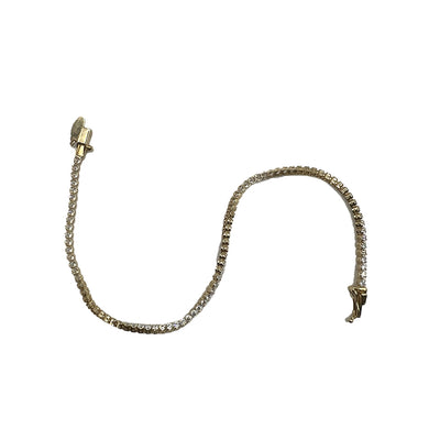 Bracciale Oro Giallo Tennis Gold House De Patto - 1U - Gioielleria De Patto