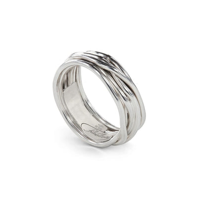 Rubinia Anello Unisex Filodellavita Rock 7 fili in Argento 925 - AN9A - Gioielleria De Patto