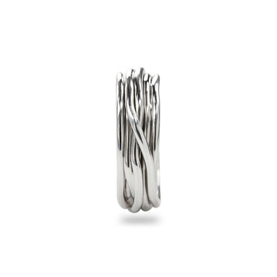 Rubinia Anello Unisex Filodellavita Rock 7 fili in Argento 925 - AN9A - Gioielleria De Patto