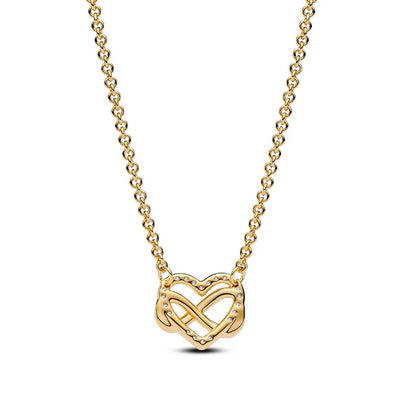 Collana Donna Pandora Cuore Infinito Pietre Luminose - 362666C01 - Gioielleria De Patto