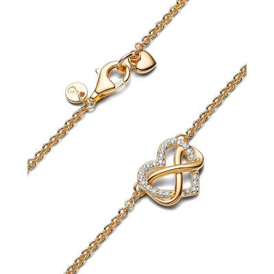 Collana Donna Pandora Cuore Infinito Pietre Luminose - 362666C01 - Gioielleria De Patto