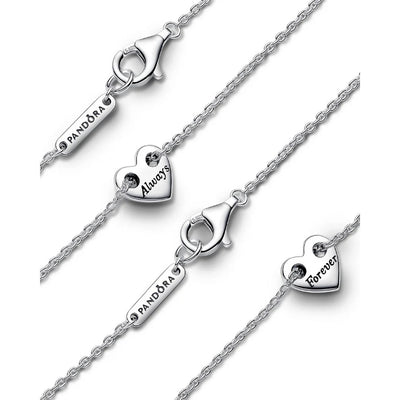 Collana Donna Pandora Cuori Divisibile - 393207C00 - Gioielleria De Patto