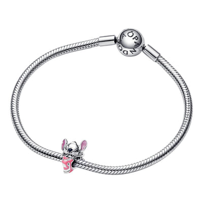 Pendente Donna Pandora Disney, Lilo & Stitch, Stitch con Torta di Compleanno - 793189C01 - Gioielleria De Patto