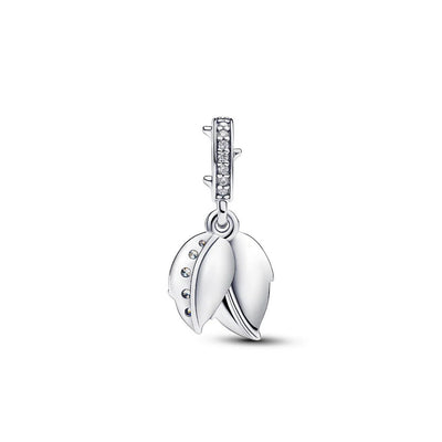 Charm Donna Pandora Pendente Rosa Bianca - 793200C01 - Gioielleria De Patto