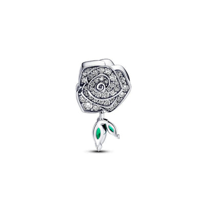Charm Donna Pandora Rosa Scintillante - 793201C01 - Gioielleria De Patto