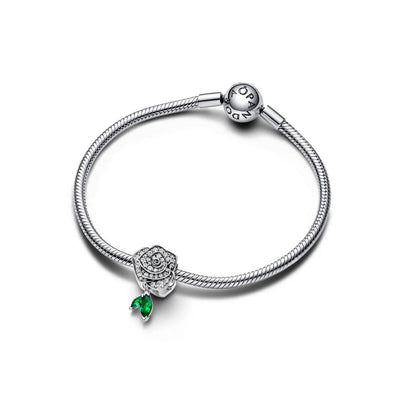 Charm Donna Pandora Rosa Scintillante - 793201C01 - Gioielleria De Patto