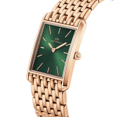 Orologio Donna Daniel Wellington Bound 9 Link Emerald Sunray - DW00100704 - Gioielleria De Patto