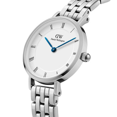 Orologio Donna Daniel Wellington Petite Roman Numerals 5 Link-Silver - DW00100685 - Gioielleria De Patto