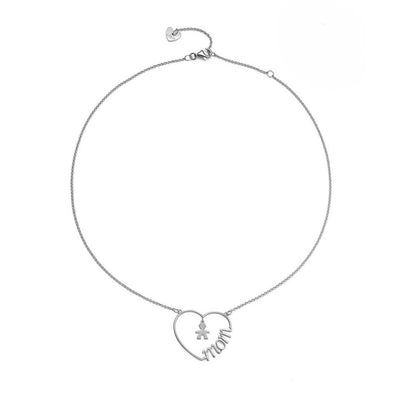 Collana Donna LeBebè Argento Mamma con maschietto - LBBCDM24/M - Gioielleria De Patto