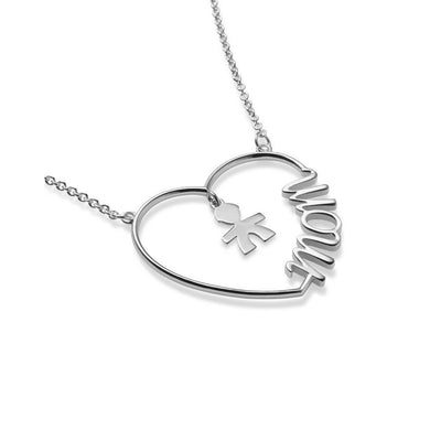 Collana Donna LeBebè Argento Mamma con maschietto - LBBCDM24/M - Gioielleria De Patto