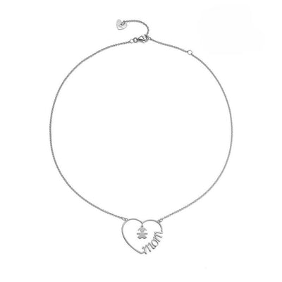 Collana Donna LeBebè Argento Mamma con Femminuccia - LBBCDM24/F - Gioielleria De Patto