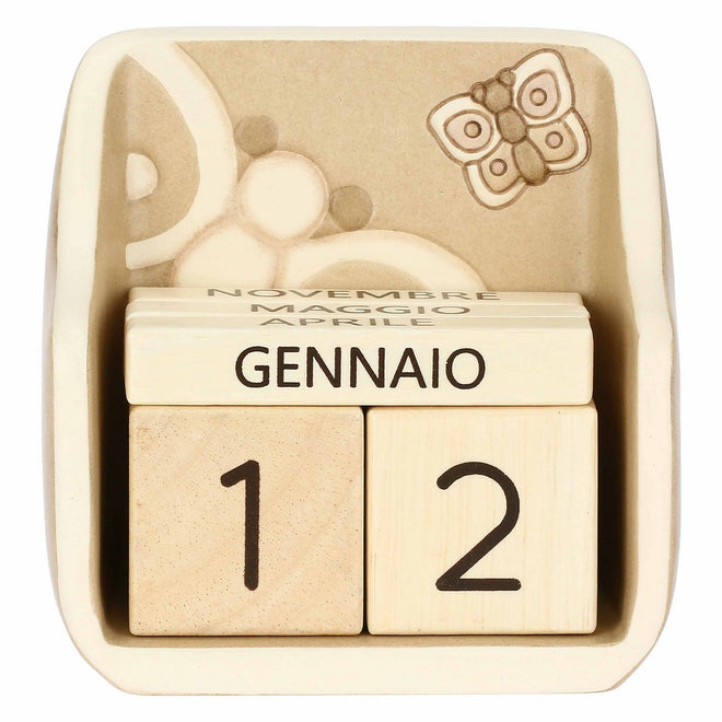 Thun Calendario da tavolo in ceramica Iconic Elegance - C3203H87