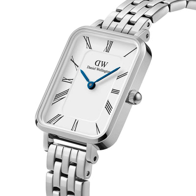 Orologio Donna Daniel Wellington Quadro Roman Numerals 5-Link - DW00100691 - Gioielleria De Patto