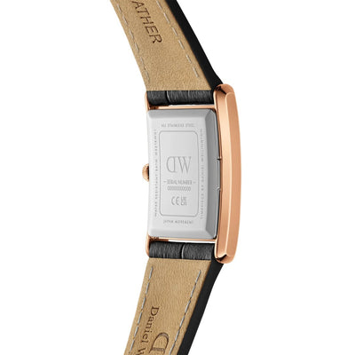Orologio Unisex Daniel Wellington Bound Black Crocodile Rose Gold - DW00100693 - Gioielleria De Patto