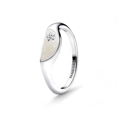 Anello Donna Pandora Mezzo Sigillo con Smalto Pandora ME - 193325C01 - Gioielleria De Patto