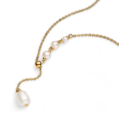 Collana Donna Pandora Regolabile con Perle dAcqua Dolce Coltivate - 363259C01 - Gioielleria De Patto