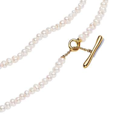 Collana Donna Pandora Filo di Perle d'Acqua Dolce Coltivate - 363297C01 - Gioielleria De Patto
