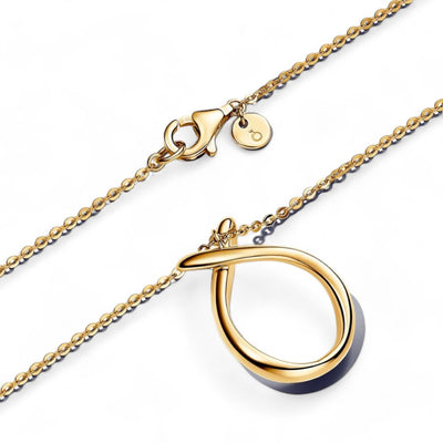 Collana Donna Pandora Goccia Linea Sinuosa - 363316C00 - Gioielleria De Patto